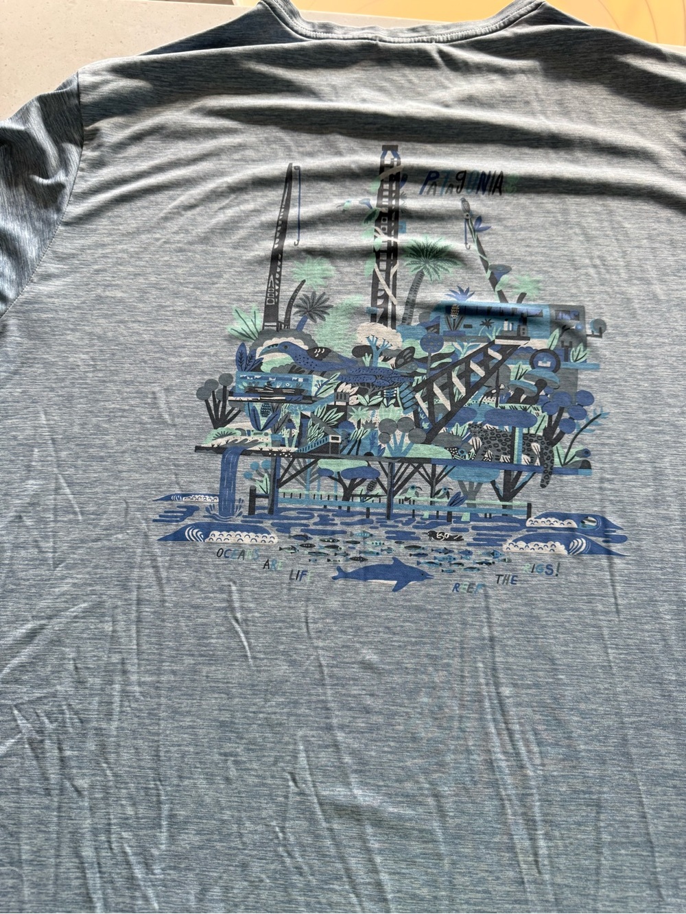 18 Patagonia Men’s Cool Capilene Daily T-Shirts XXL - Picture 4 of 13